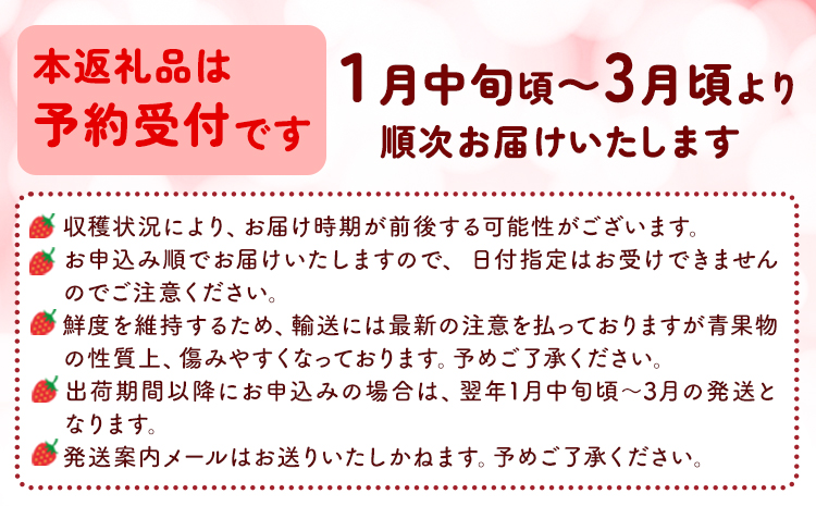 農家直送！先行予約 鞍手町産あまおう 約1080g 約270g×4パック 尾畑農園《令和8年1月中旬頃-3月中旬頃出荷》---iskr_cobau_q13_25_15000_1080g---