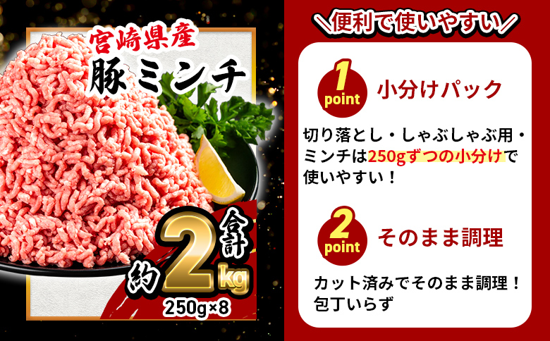 ＜【生活応援】宮崎県産 味彩豚 豚肉バラエティセット 約4.5kg＞ ぶた ブタ 切り落とし 豚こま ローススライス 生姜焼き しゃぶしゃぶ 豚ミンチ ハンバーグ 野菜炒め 餃子 煮込み 炒め物 たっ