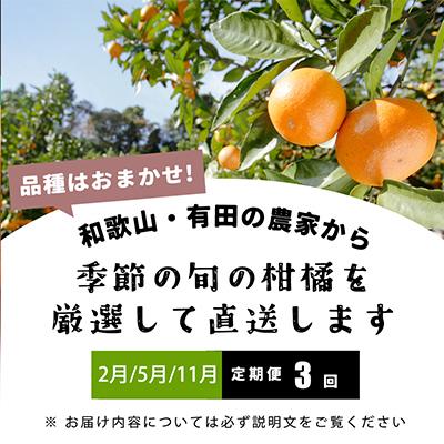 ふるさと納税 美浜町 【発送月固定定期便】季節の柑橘定期便B【フルーツ定期便】【和歌山県有田】全3回 |  | 01