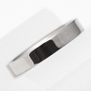 純チタン平打リング(幅3mm)14号【1643987】