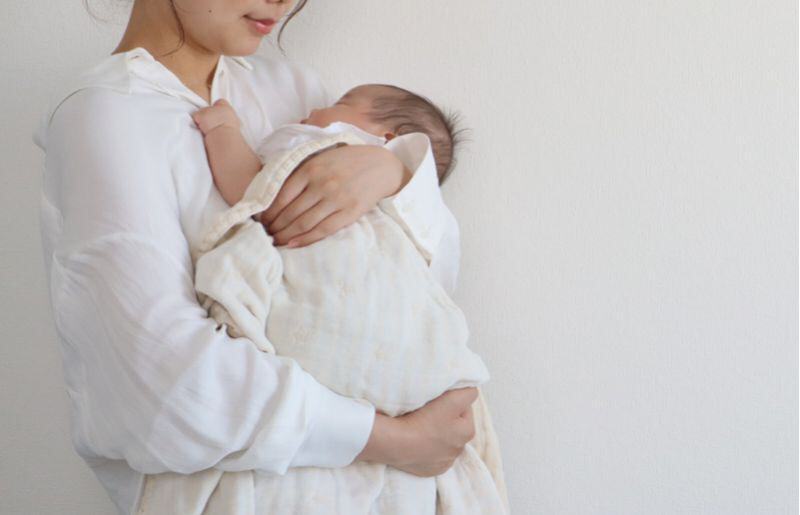 【スピード発送】【eclat bebe】泉州南部織 4重ガーゼマルチケットS ピンクグレー  005A483_イメージ2