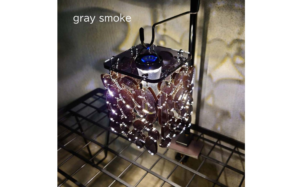 ゴールゼロ用シェード　Konoha　木の葉　1個　アウトドア・インテリアに　川崎市自社工場一貫生産品【gray smoke】 141305_MH07VC04