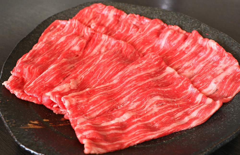 
【GI認証】くまもと あか牛 ロース すきやき用 約500g 肉 お肉 牛肉
