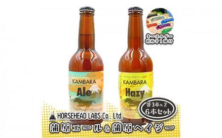 蒲原エール 3本 & 蒲原へイジー3本 計6本セット (キーホルダー栓抜き付き) HORSEHEAD LABS クラフトビール ご当地ビール 地ビール お酒 ビール◇