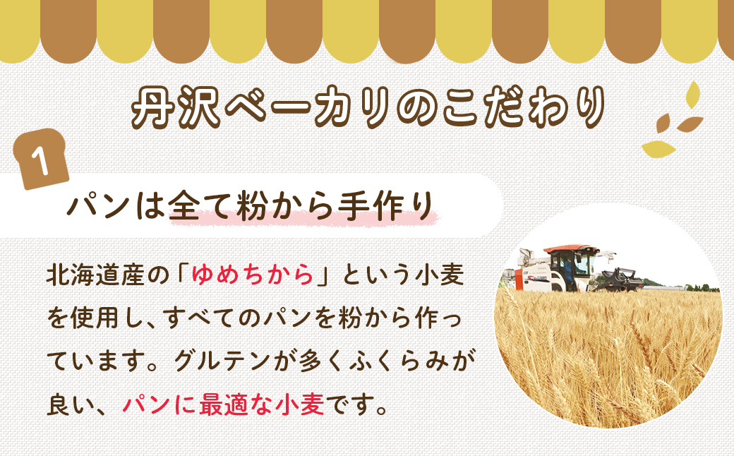 【定期便】 全3回 丹沢ベーカリの食パン２斤　（6枚切り）| パン ぱん ブレッド ベーカリ 丹沢 詰合せ こだわり ストック 冷凍 無添加 お取り寄せ 贅沢 朝食 国産 小麦 名水 おいしい 素材 