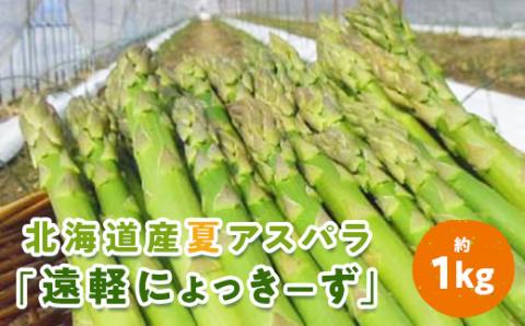 《先行予約》2026年夏アスパラ(約1kg)「遠軽にょっきーず」
