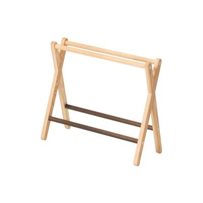 ふるさと納税 旭川市 旭川家具　cosine　スリッパ&amp;シューラック　北海道タモ×ウォルナット_05759