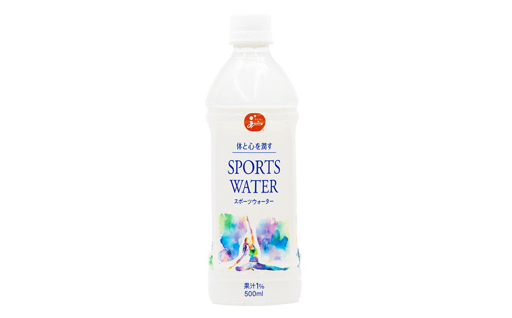
            スポーツウォーター 500ml（PET）×24本 計12L 飲料 ドリンク スポーツ用飲料 天然水 温州みかん果汁 ペットボトル
          