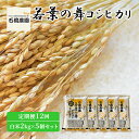 【ふるさと納税】米 若葉の舞 コシヒカリ 白米2kg×5個セット 定期便12回 こしひかり セット 定期便 お米 白米 精米 千葉 千葉県 低温保存　定期便