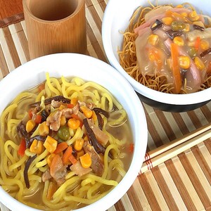 【B0-175】レトルトちゃんぽん3食・皿うどん3食詰合せ レトルト ちゃんぽん チャンポン 簡単調理 長崎ちゃんぽん 皿うどん 詰め合わせ レンチン