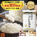 【ふるさと納税】【 最短 翌日配送 】令和6年産 茨城県産 コシヒカリ ＼ 5kg or 10kg ( 5kg ×2) ／ 五つ星 お米マイスター 監修 コシヒカリ こしひかり 国産 5kg 10kg こめ コメ 米 精米 人気 美味しい ランキング ふるさと納税 返礼品