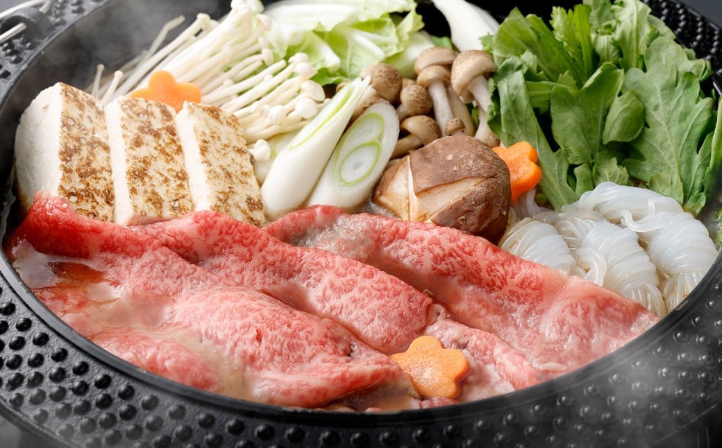 【やまぐち和牛燦】 牛肩ロースすき焼き 約500g