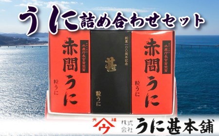 粒うに 赤間うに 記念商品 甚詰め合わせ うに甚 雲丹 うに 雲丹 うに 雲丹 AB102-NT