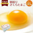 【ふるさと納税】 卵 朝採り さくらたまご 90個入 10個破損補償含む Mサイズ 国産 冷蔵 産地直送 鶏卵 送料無料