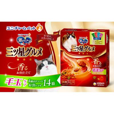 ふるさと納税 伊丹市 銀のスプーン三ツ星グルメ 香るお魚仕立て毛玉ケア4種のアソート お魚レシピ[54030336]