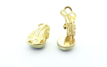 【美濃焼】 緑むら タイル イヤリング 直径10mm 瑞浪市 / TILEmade タイル アクセサリー ハンドメイド [AZCD073]