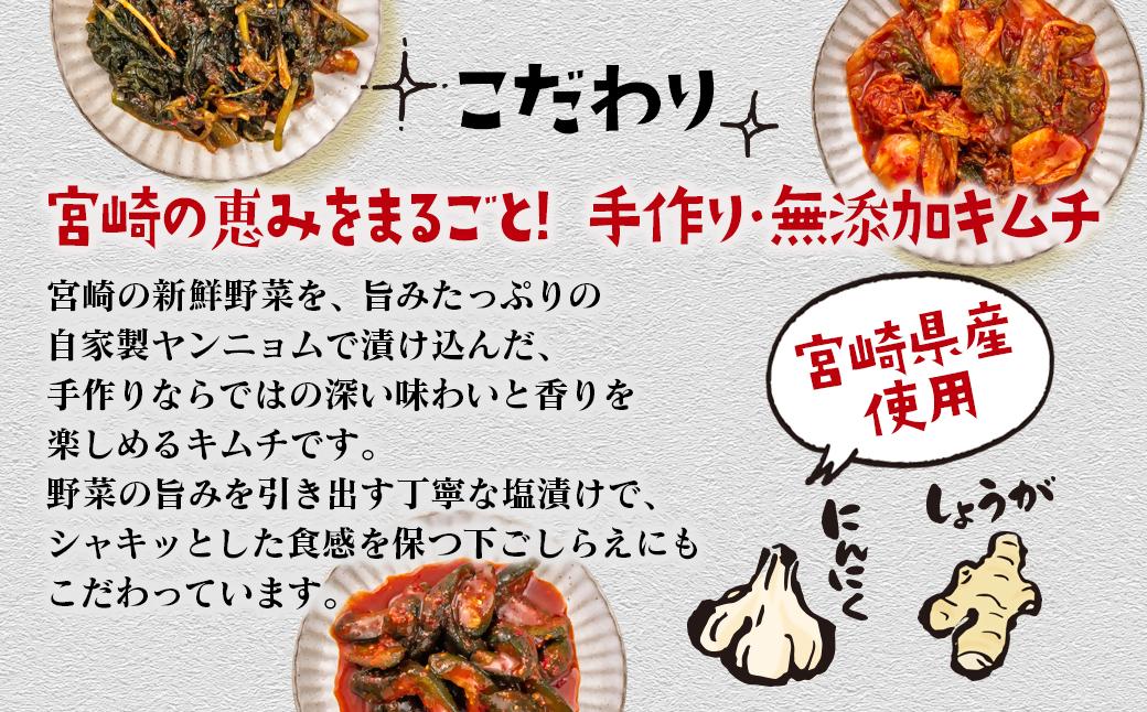季節のお野菜でつくる！手作り無添加キムチ 6種類 キムチ食べ比べ 囲炉裏Cafe灯＜1.3-31＞