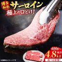 【ふるさと納税】【選べるお届け回数】博多和牛 サーロイン ステーキ 200g×2枚 肉 定期便 ステーキ 広川町 / 久田精肉店株式会社[AFBV001]