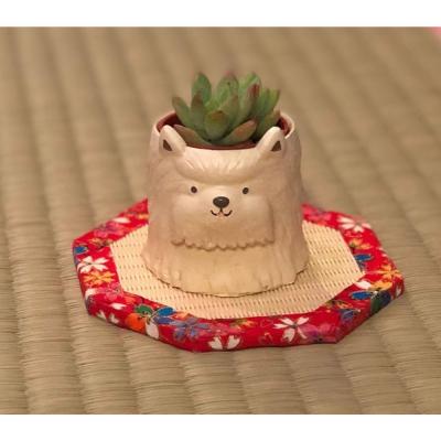 ふるさと納税 呉市 畳細工コースター ランダム5枚セット 八角形 |  | 02
