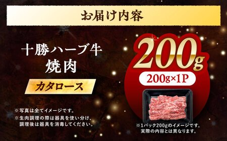 北海道 十勝 ハーブ牛 カタロース 焼肉 200g 《足寄町》【株式会社ノベルズ食品】[BEAQ037]