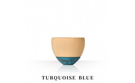 Guinomi Sake Cup　DON KISEN（SHORT series） TURQUOISE BLUE