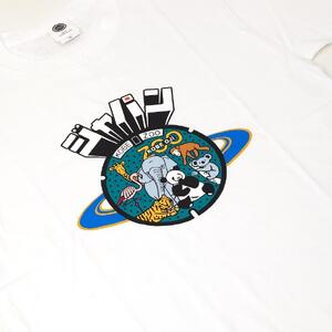 神戸市 マンホールTシャツ 白（Mサイズ）
