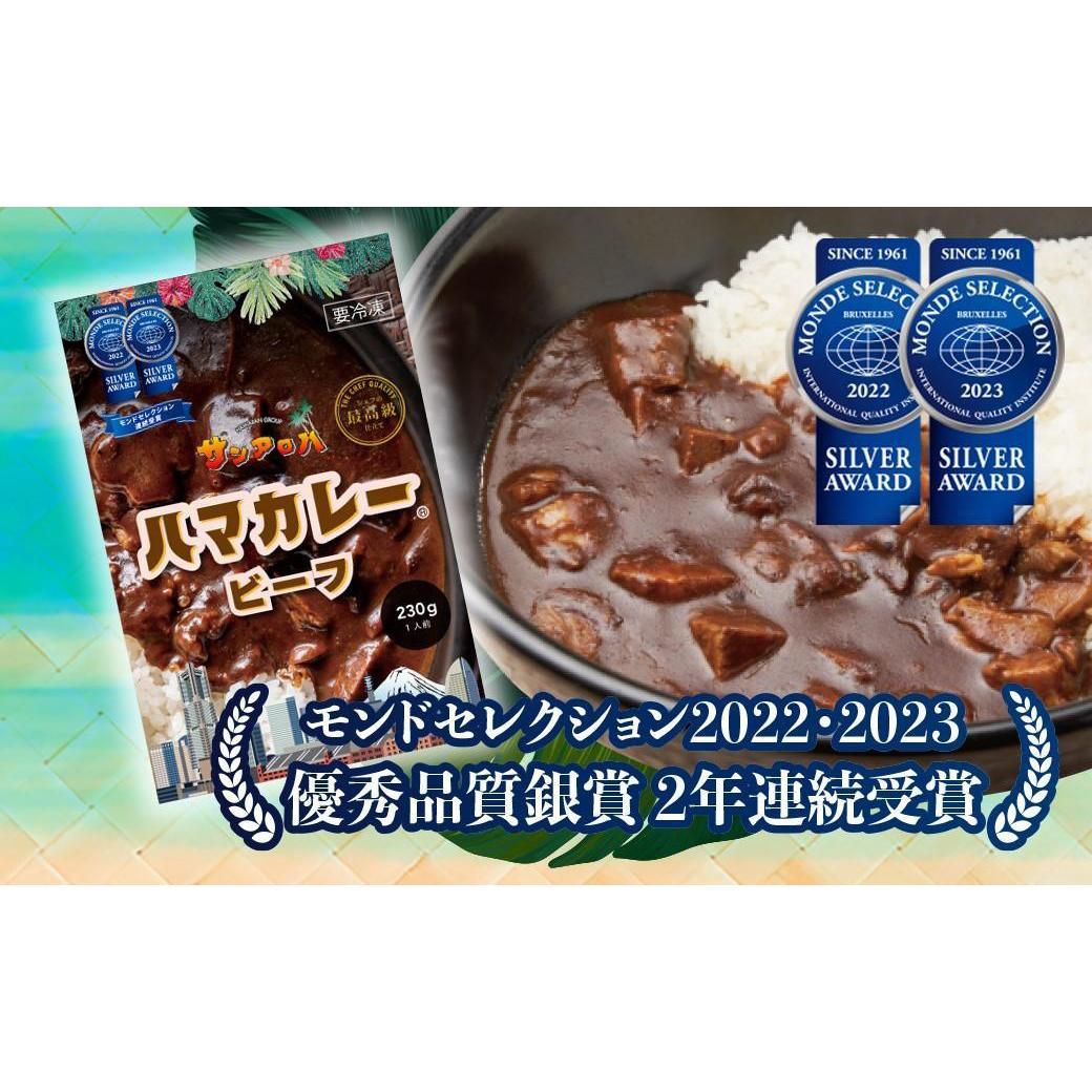 【ふるさと納税】サンアロハ「ハマカレー®　ビーフ　6個パック」 | カレー レトルト レトルトカレー ハマカレー サンアロハ スパイス 横浜 加工食品 食品 瞬間冷凍 セット おすすめ ギフト プレゼント