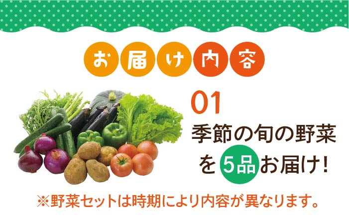 【全12回定期便】壱岐産米（つや姫）5kg・旬の野菜 5品 [JBO049] 米 お米 つや姫 野菜 やさい 旬 セット 詰め合わせ 144000 144000円