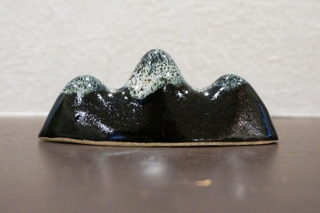 箸置き 津軽焼 岩木山箸置き 4個セット 工芸品 青森県弘前市 草邑