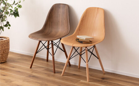 デザインチェア 木目プリント 完成品 オーク 1脚 / 椅子 チェア インテリア 家具 / 恵那市 / 東谷株式会社 明智流通センター [AUAD053]