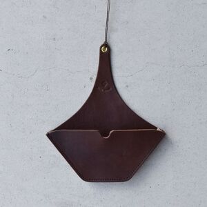 Teha’amana Coffee paper holder テハマナ コーヒーペーパーホルダー ダークブラウン 革 皮 雑貨 おしゃれ レザー 本革 こだわりの逸品 地域特産品 ギフト 自分用 人気