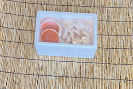いくら醤油漬け100g×2P、ほたて貝柱500g×2P C-30041【12月20日決済分まで年内配送】