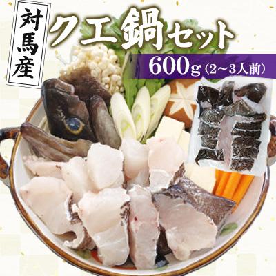 ふるさと納税 対馬市 対馬産クエ鍋セット600g(2〜3人前)