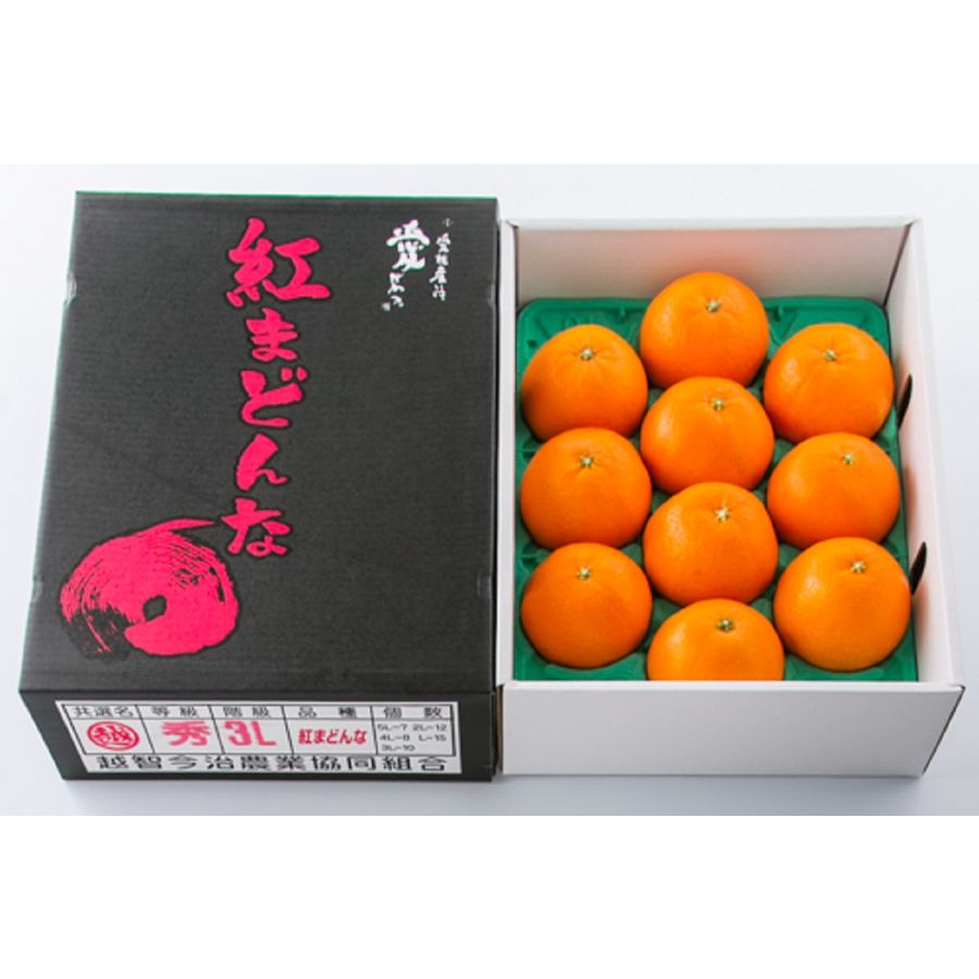 愛媛県産「紅まどんな」赤秀（２L～４L) （8～12個）