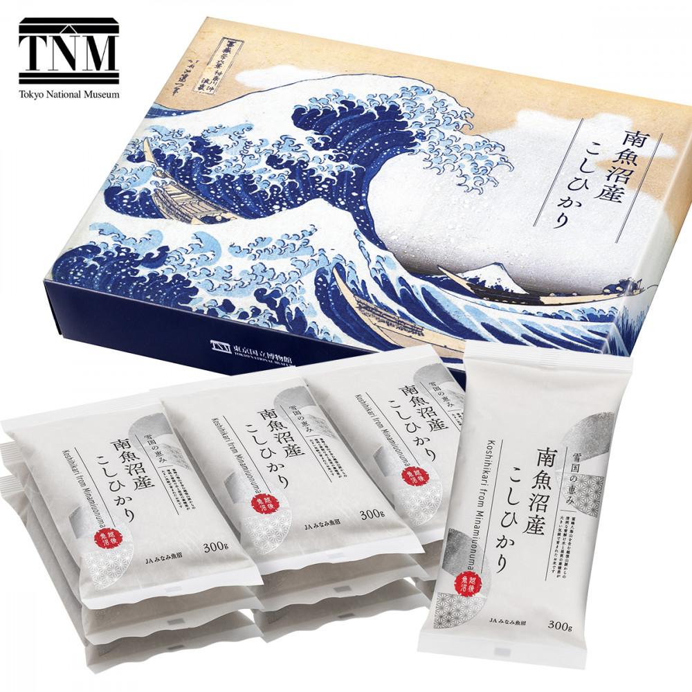 【ふるさと納税】南魚沼産こしひかり 窒素充填2合パック×10袋入（合計3kg） 東京国立博物館コラボレーションパッケージ | お米 こめ 白米 食品 人気 おすすめ 送料無料