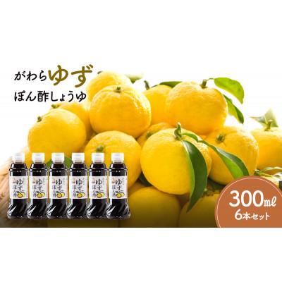 ふるさと納税 大河原町 がわらゆずぽん酢しょうゆ300ml×6本セット[53751014]