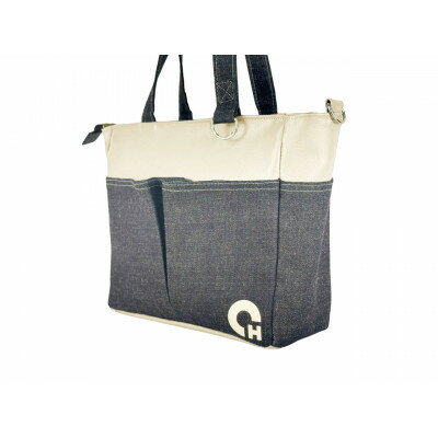 【ふるさと納税】ポケット沢山バッグ(クリームベージュ)【1708707】