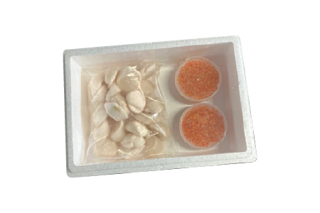 いくら醤油漬け100g×2P、ほたて貝柱500g×1P C-30041