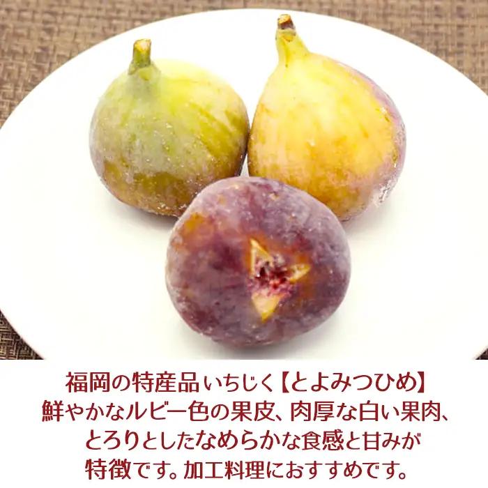 【福岡県産】冷凍とよみつひめ（イチジク) 2kg（1kg×2） 2J8-S1