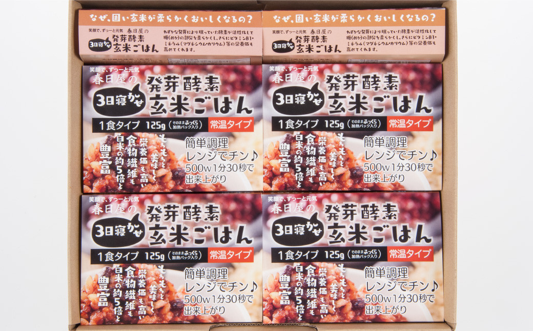 【6ヶ月定期便】 レンジ対応！ 3日寝かせ 発芽酵素 玄米ごはん (ひとめぼれ) 10食分 × 6回 