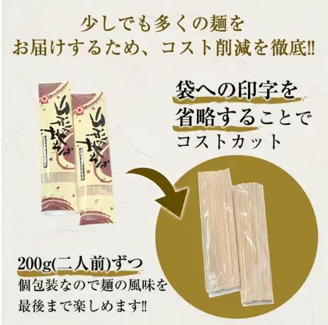 【業務用】選べる山形の麺セット ⑦ そうめん ＆ ひやむぎ セット 200g×各14袋：計28袋