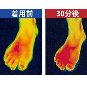 着る岩盤浴BSファイン　しっとりぽかぽかソックス【Sサイズ/ブラック】【1383977】