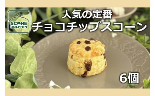 
                  チョコチップスコーン 6個【人気 しっとり 冷凍 冷凍スコーン ミルクチョコレート チョコレート 本場 イギリス 焼き菓子 スイーツ 水戸市 水戸 茨城県】（AR-15）
                