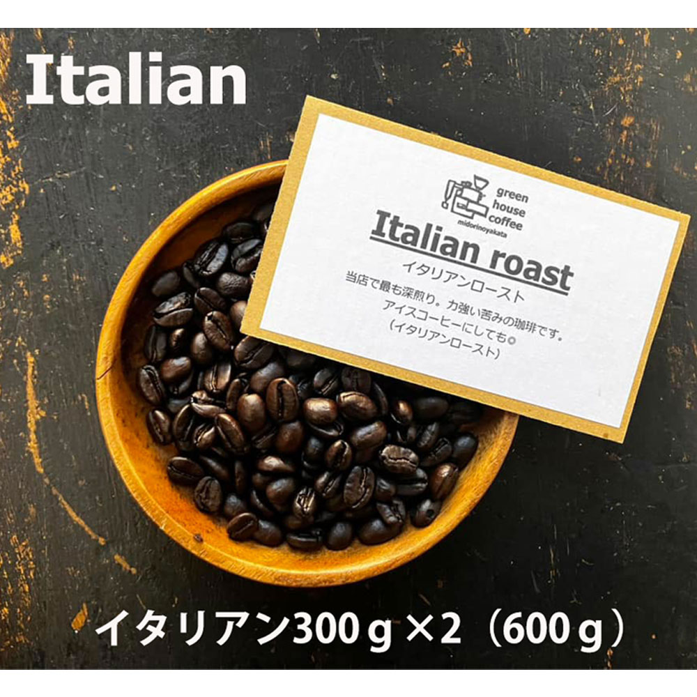 【ふるさと納税】緑の館 /コーヒー豆 300g×2（600g）（選べる）レギュラー／モカスペシャル／ストロング／フレンチ／イタリアン／グリーンミックス　コーヒー コーヒー豆 珈琲 珈琲豆 グリーンハウスコーヒー 下呂市