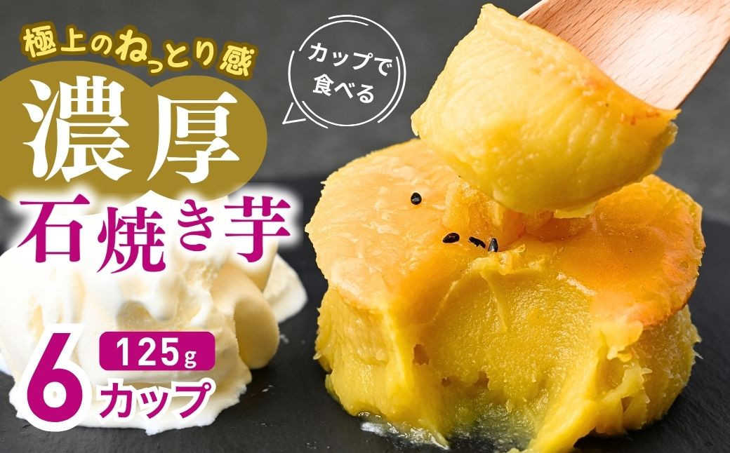
            カップで食べる濃厚石焼き芋 6個 (合計750g) | 冷凍焼き芋  おいもパイ パイ ケーキ スイーツ ダイエット 小分け ギフト プレゼント 国産 無添加 茨城県産 さつまいも サツマイモ お芋 いも おやつ 干し芋 石焼き芋 紅はるか シルクスイート 紅はるか ねっとり 甘い 完熟 熟成 冷凍 やきいも 焼き芋 焼いも 茨城県 龍ケ崎市
          