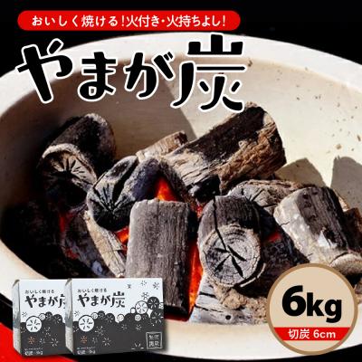 ふるさと納税 米沢市 やまが炭 6kg 米沢産 なら炭3kg/箱×2箱