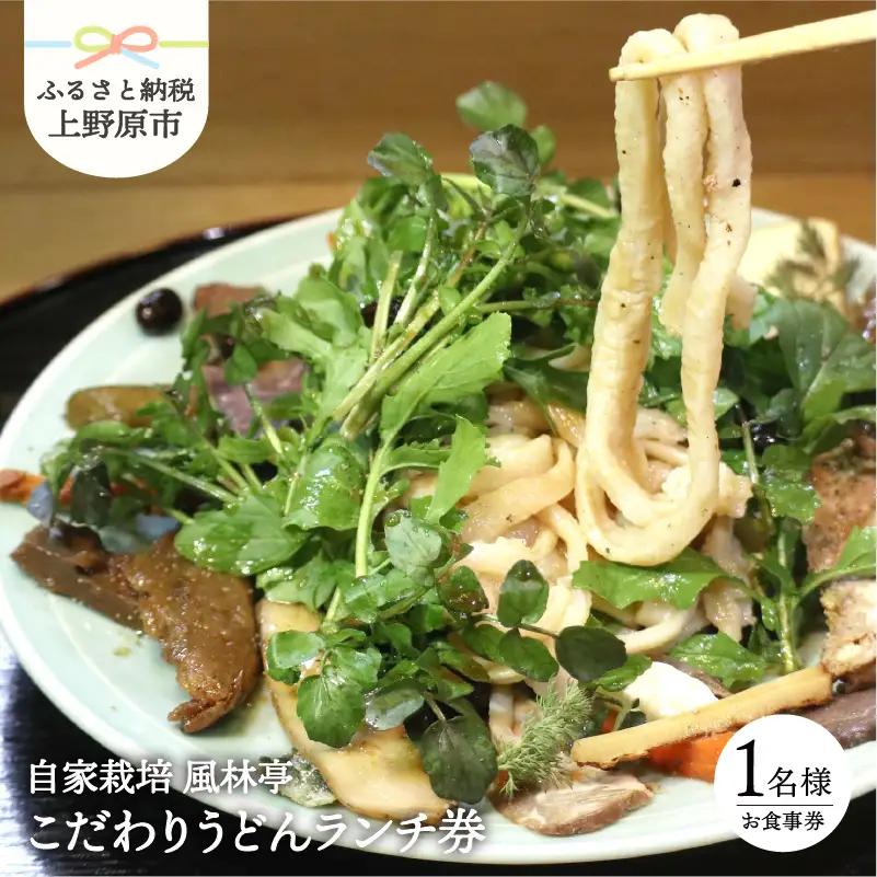 風林亭こだわりのうどんランチコース（1名様）
