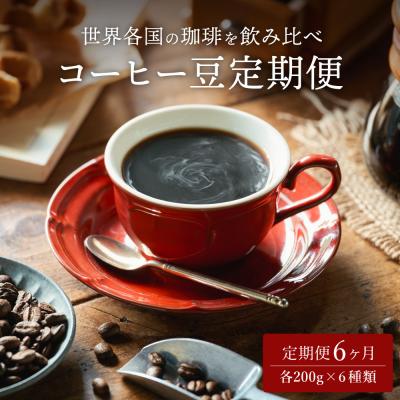 ふるさと納税 関市 【定期便】カフェ・アダチ ドリップコーヒー コーヒー豆 200g×6ヶ月