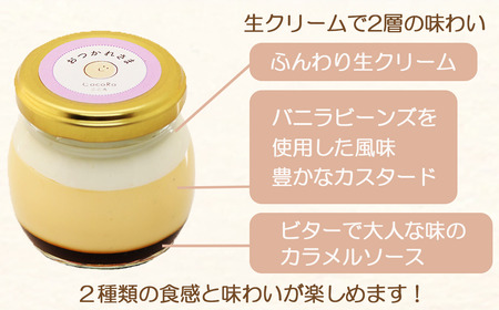 CocoRoプリン6個セット（ギフト包装＋メッセージシール「おつかれさま」）【 茨城県 つくば市 スイーツ お菓子 デザート ギフト プリン プリン プリン プリン プリン 】