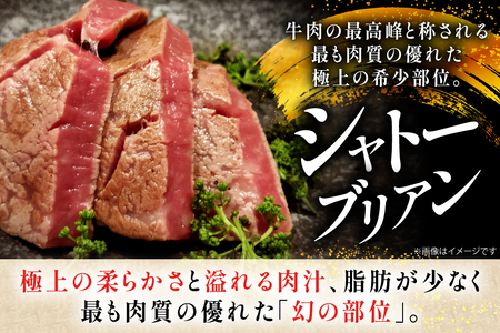 牛肉 長崎和牛 定期便 シャトーブリアン 約150g 2枚 6回 総計1.8kg